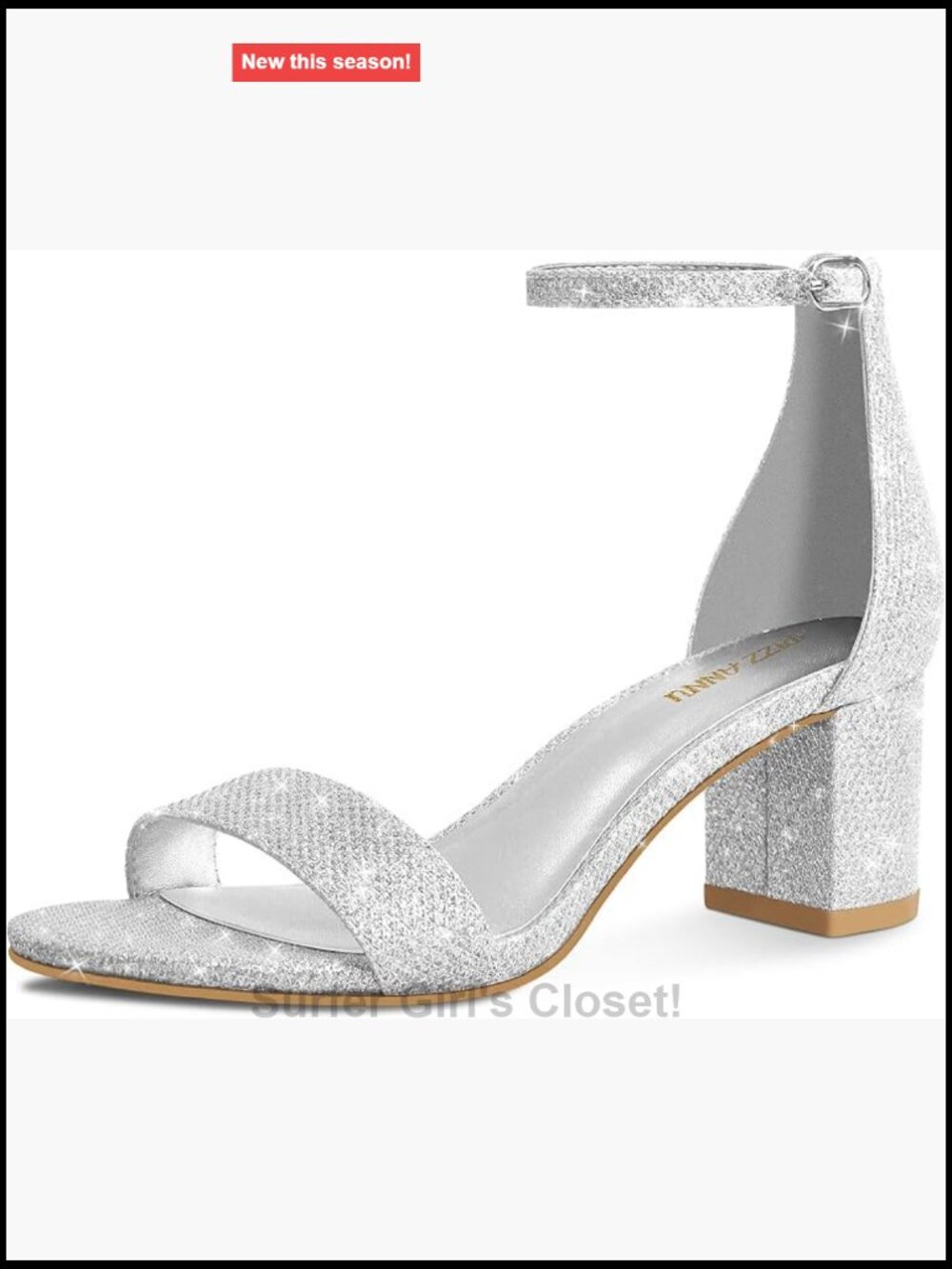 Open Toe Ankle Strap Chunky Heel Sandals Comfortable Women Dress Pump Shoes